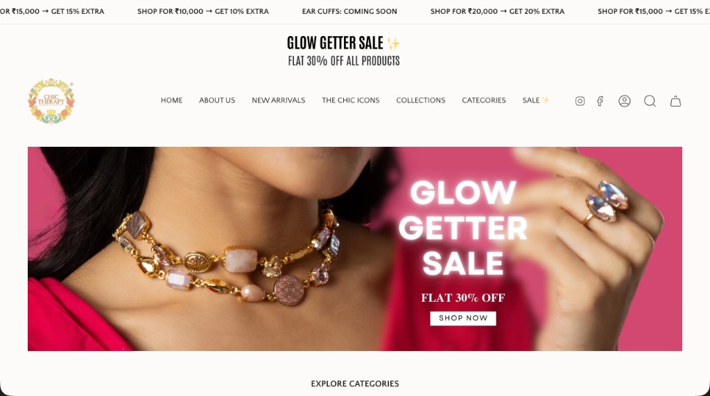 Chic Therapy website preview