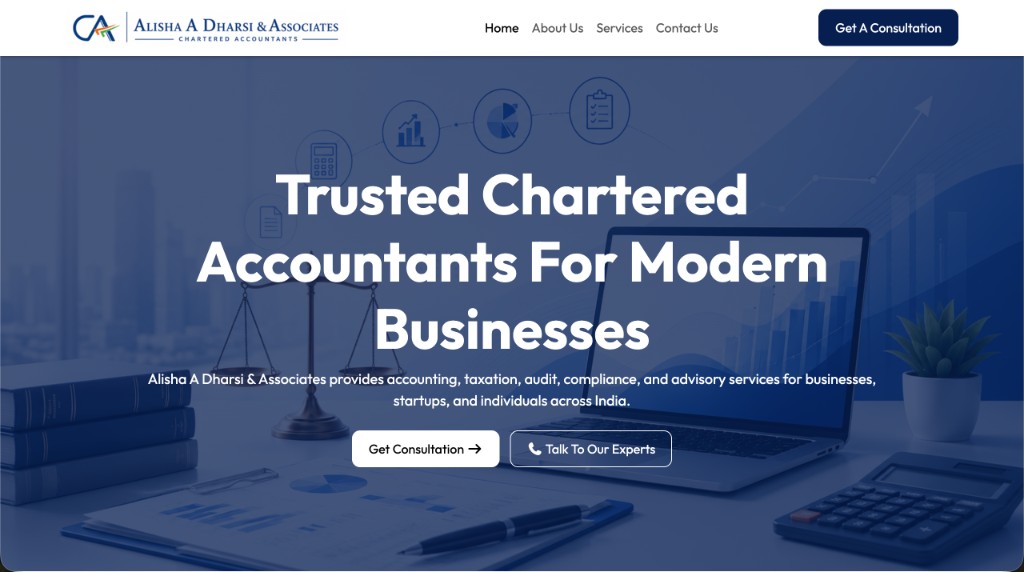 Dharsi & Associates website preview