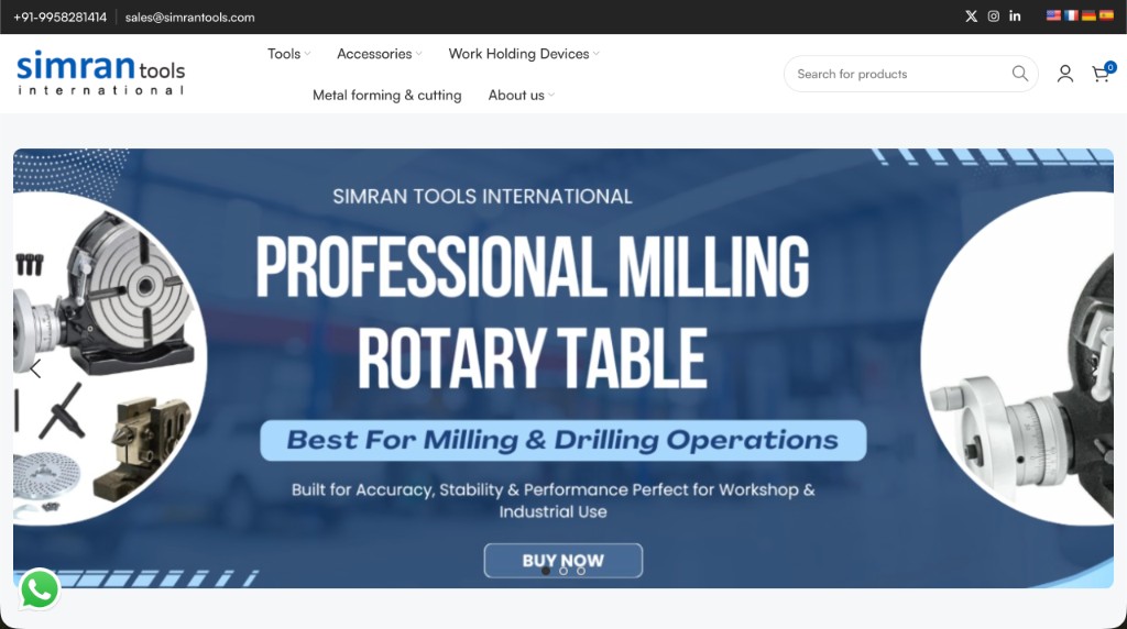 Simran Tools website preview